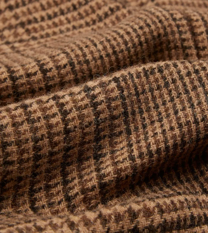 Drake039s Mid Brown Prince Of Wales Check Tweed Blazer Men Suits