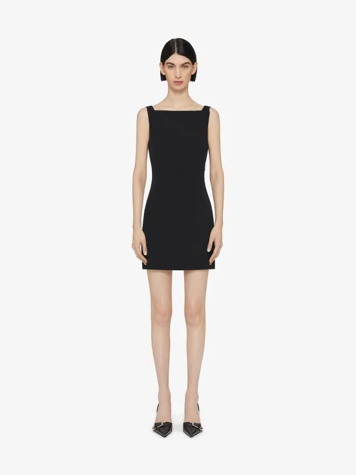 Dress In Crepe And Satin Black Women Givenchy Dresses