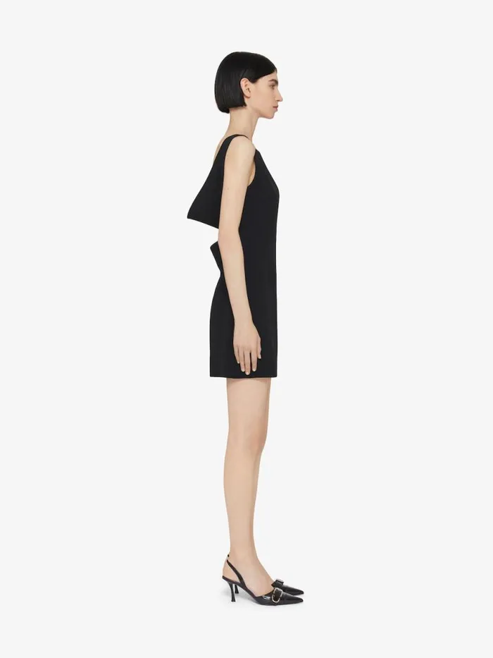 Dress In Crepe And Satin Black Women Givenchy Dresses