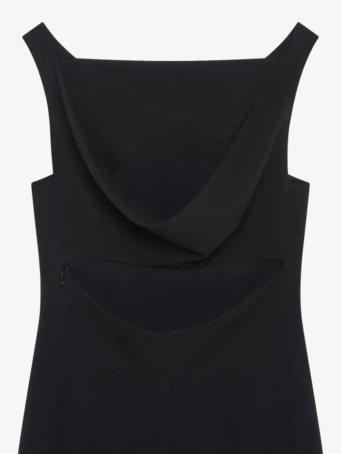 Dress In Crepe And Satin Black Women Givenchy Dresses
