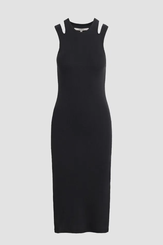 Dresses and Jumpsuits Women Hudson Jeans Cut Out Maxi Dress Black