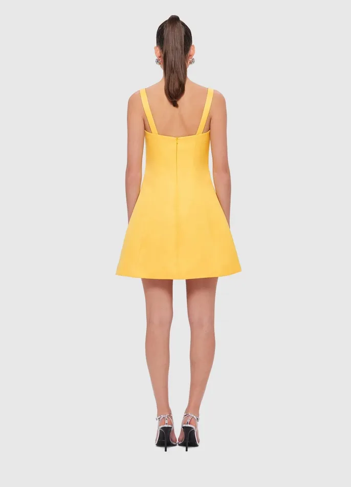 Dresses and Jumpsuits Women LEO LIN Abigail Mini Dress 8211 Canary
