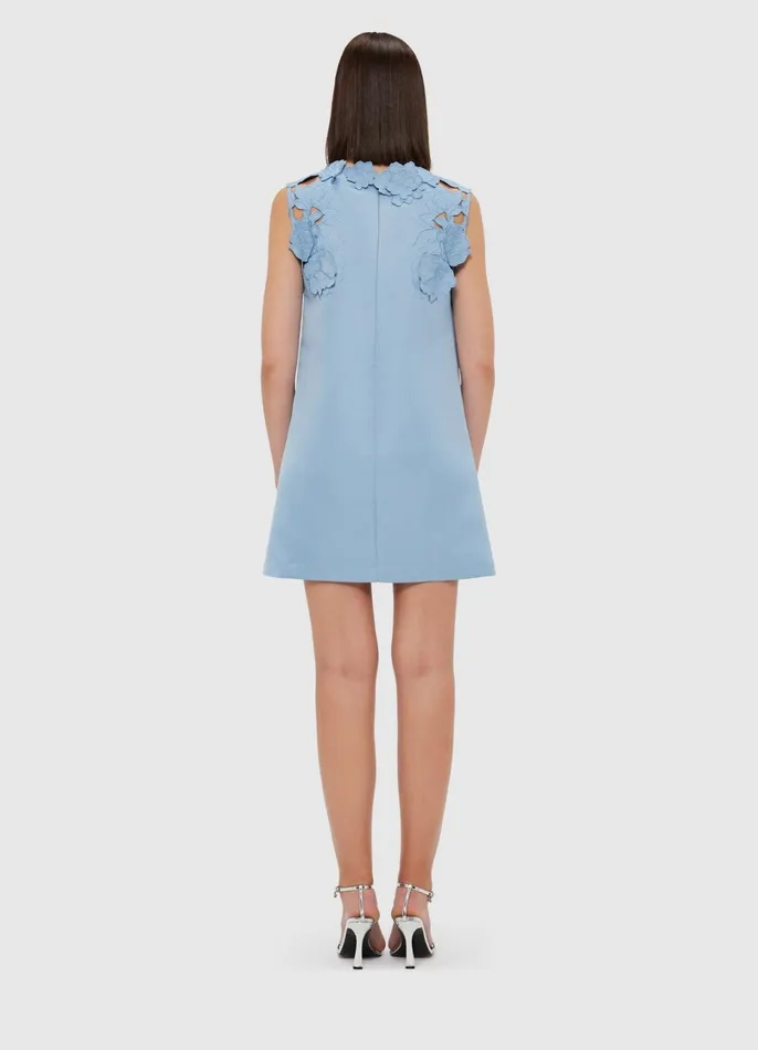 Dresses and Jumpsuits Women LEO LIN Blair Appliqu Mini Dress 8211 Powder Blue