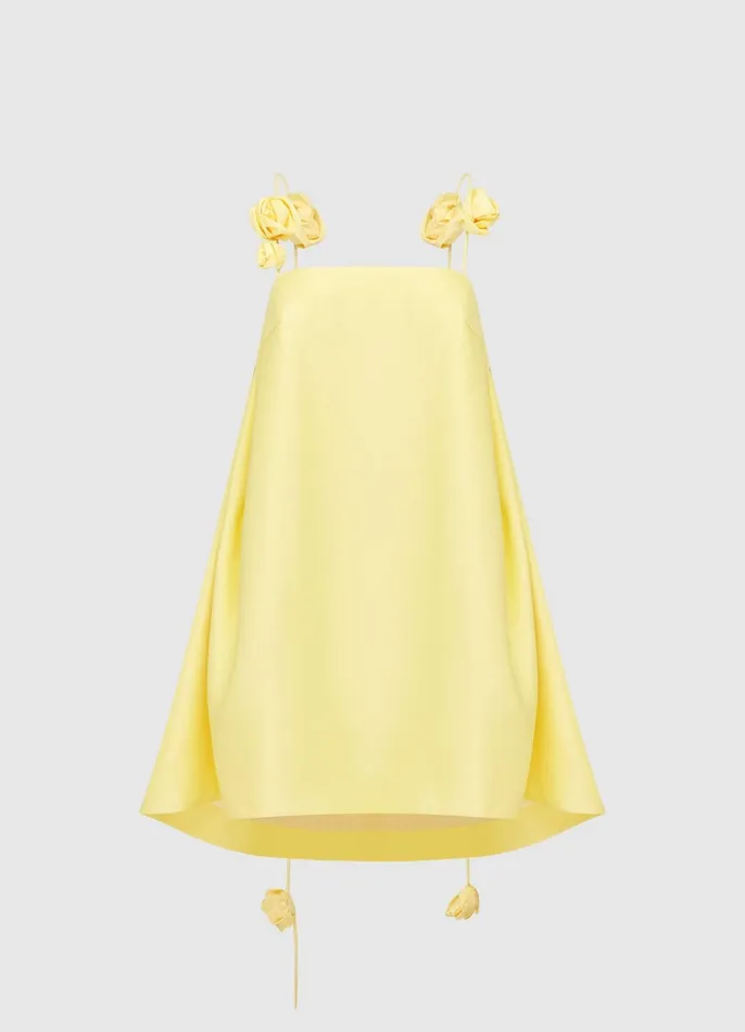 Dresses and Jumpsuits Women LEO LIN Fiona Rose Mini Dress 8211 Sorbet Yellow