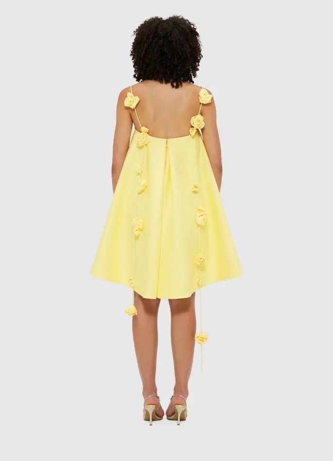 Dresses and Jumpsuits Women LEO LIN Fiona Rose Mini Dress 8211 Sorbet Yellow
