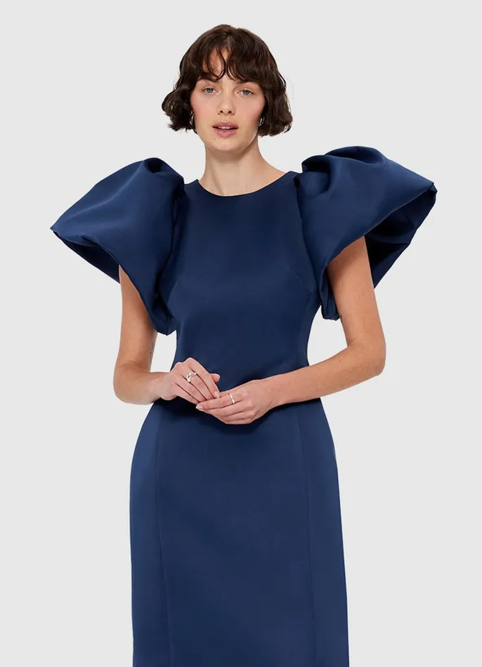 Dresses and Jumpsuits Women LEO LIN Lucinda Maxi Dress 8211 Navy