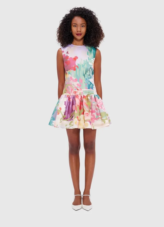 Dresses and Jumpsuits Women LEO LIN Petra Mini Dress 8211 Jardin Print
