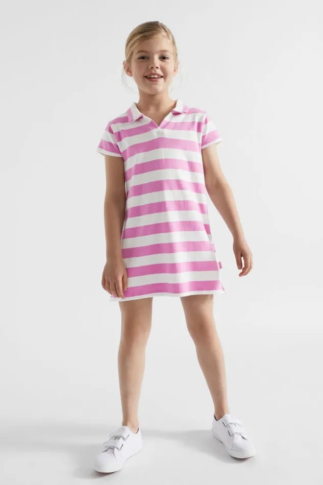Dresses Girl Seed Heritage Core Rugby Dress Lily Stripe