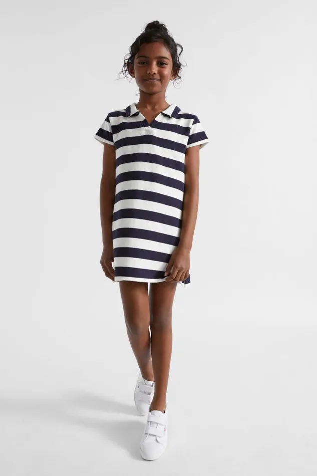 Dresses Girl Seed Heritage Core Rugby Dress Midnight Stripe