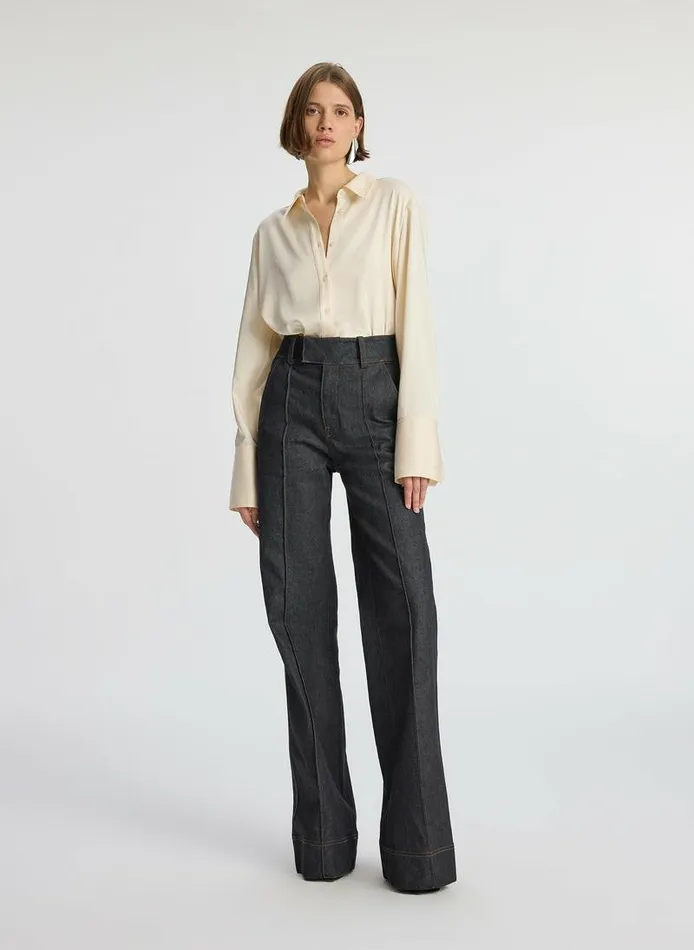 Dresses Women ALC Aiden Satin Top Villa