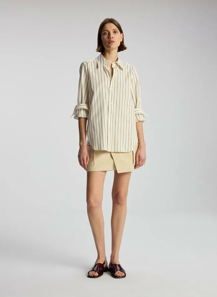 Dresses Women ALC Aiden Striped Cotton Shirt Bonelark