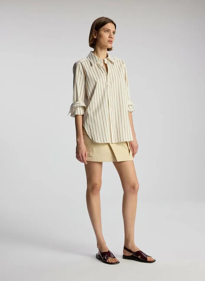 Dresses Women ALC Aiden Striped Cotton Shirt Bonelark Dresses Women ALC Aiden Striped Cotton Shirt Bonelark