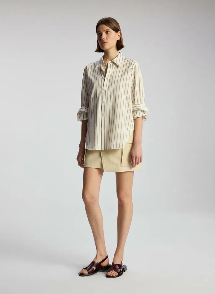 Dresses Women ALC Aiden Striped Cotton Shirt Bonelark Dresses Women ALC Aiden Striped Cotton Shirt Bonelark