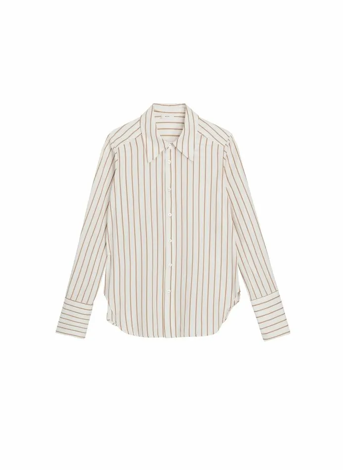Dresses Women ALC Aiden Striped Cotton Shirt Bonelark Dresses Women ALC Aiden Striped Cotton Shirt Bonelark