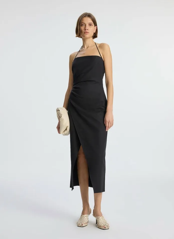 Dresses Women ALC Charlotte Cotton Midi Dress Black
