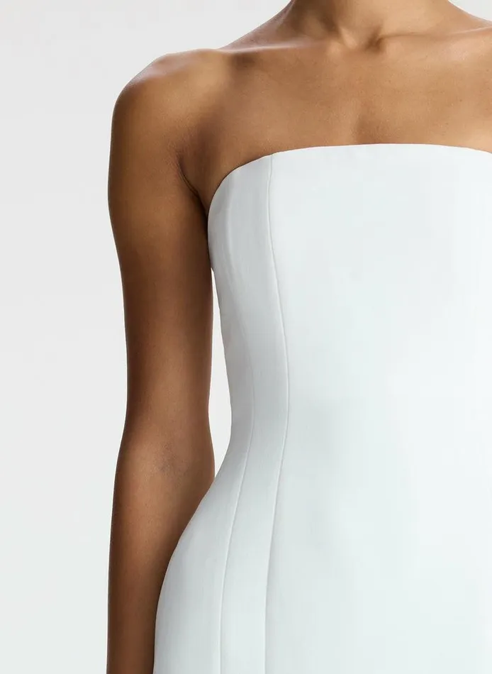 Dresses Women ALC Elizabeth Strapless Midi Dress White Dresses Women ALC Elizabeth Strapless Midi Dress White
