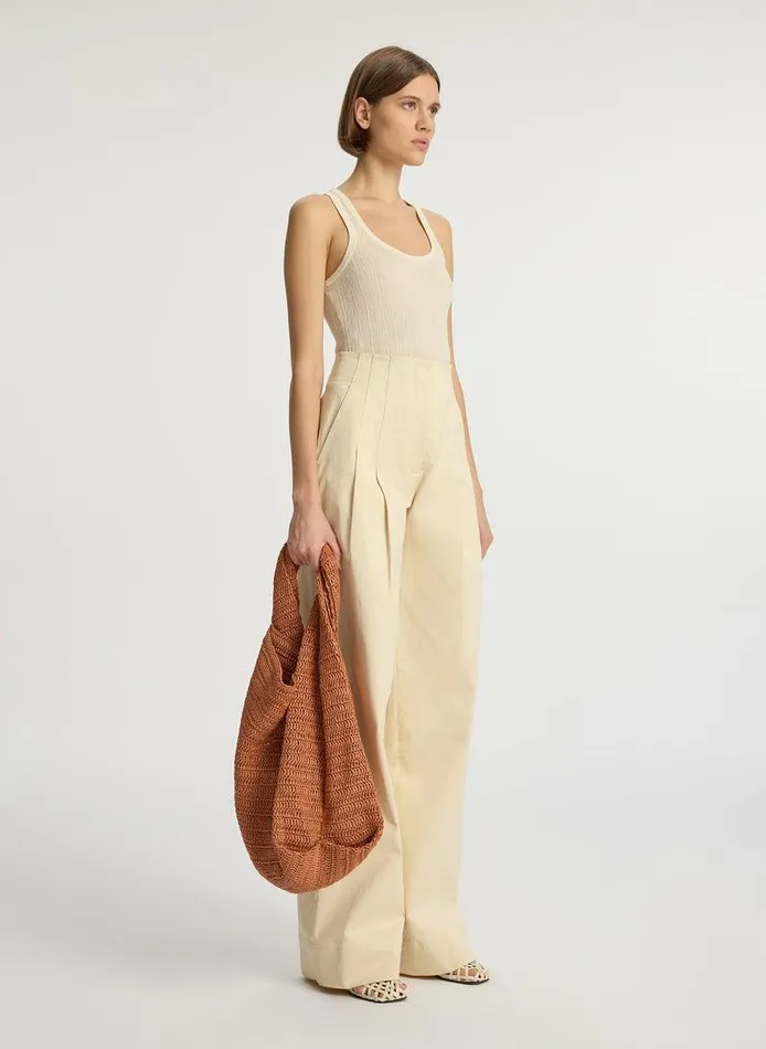 Dresses Women ALC Iris Fine Cotton Knit Tank White Dresses Women ALC Iris Fine Cotton Knit Tank White