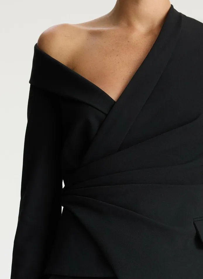 Dresses Women ALC Skyla Asymmetrical Top Black Dresses Women ALC Skyla Asymmetrical Top Black