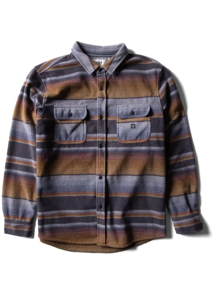 EcoZy Ls Polar Flannel Phantom Men Vissla Shirts and Flannels