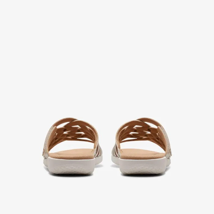 Elizabelle Rio Off White Multicolour Women Clarks Sandals and Flip Flops