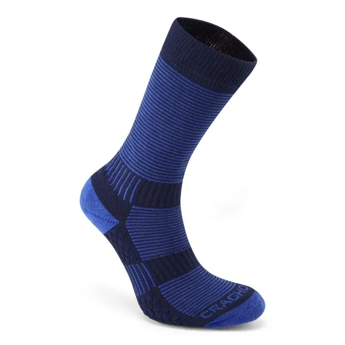 Equipment Socks Craghoppers Heat Regulating Travel Sock Bright Blue Dark Navy