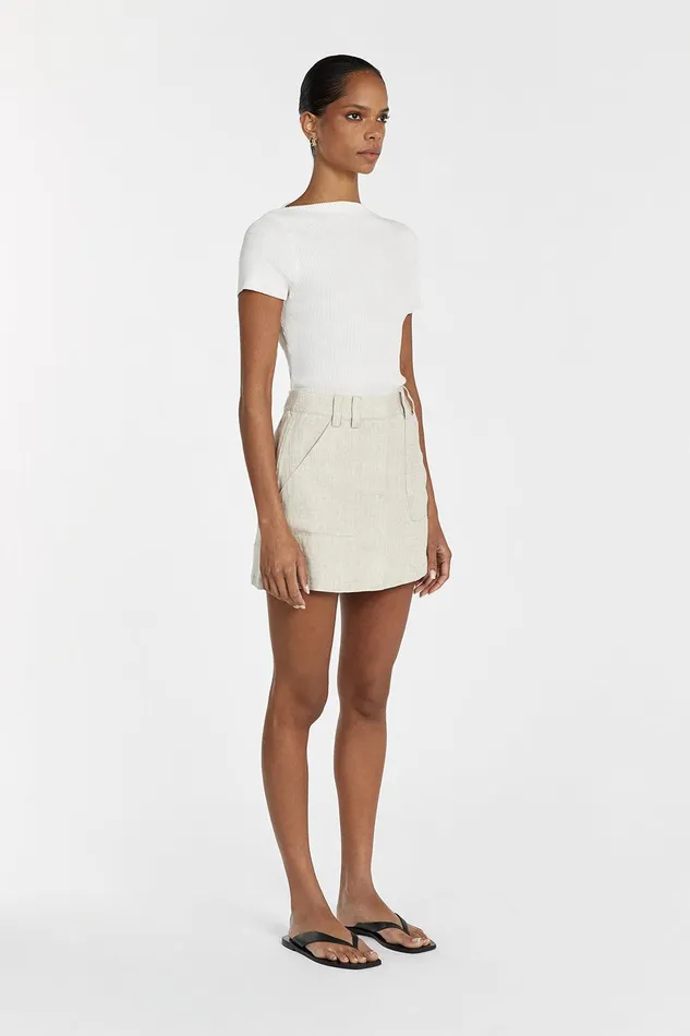 EVA NATURAL LINEN SKORT Women DISSH Mini