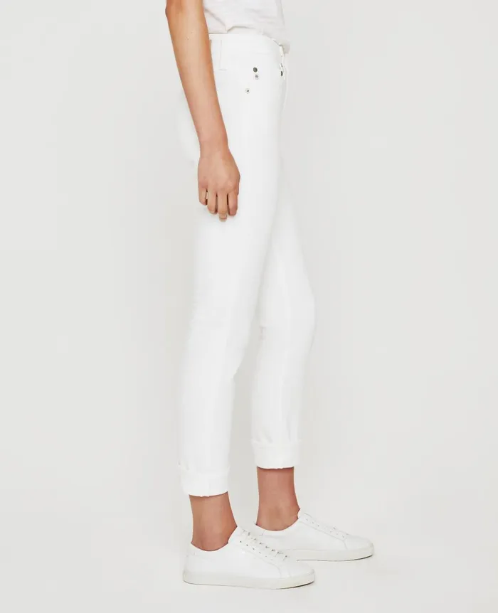 ExBoyfriend Slim 1yr Tonal White Women AG Jeans Denim ExBoyfriend Slim 1yr Tonal White Women AG Jeans Denim