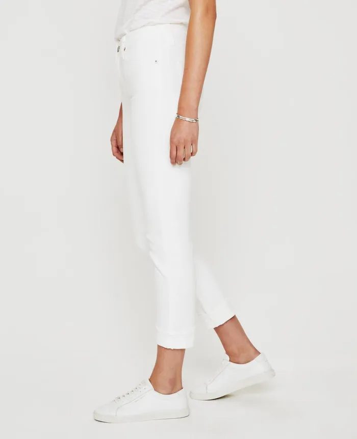 ExBoyfriend Slim 1yr Tonal White Women AG Jeans Denim ExBoyfriend Slim 1yr Tonal White Women AG Jeans Denim