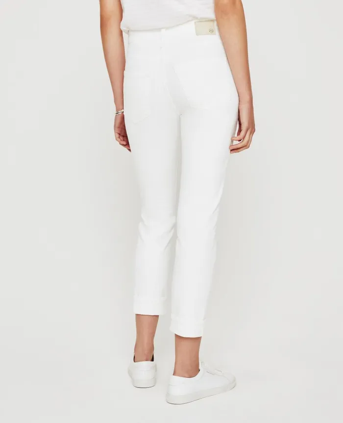 ExBoyfriend Slim 1yr Tonal White Women AG Jeans Denim ExBoyfriend Slim 1yr Tonal White Women AG Jeans Denim