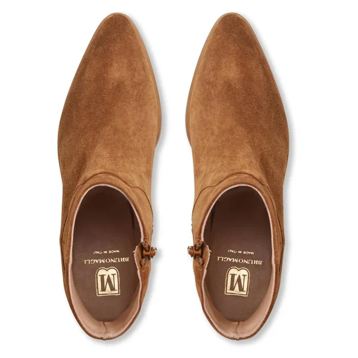 Fabiana Boot Cognac Suede Women Bruno Magli Boots
