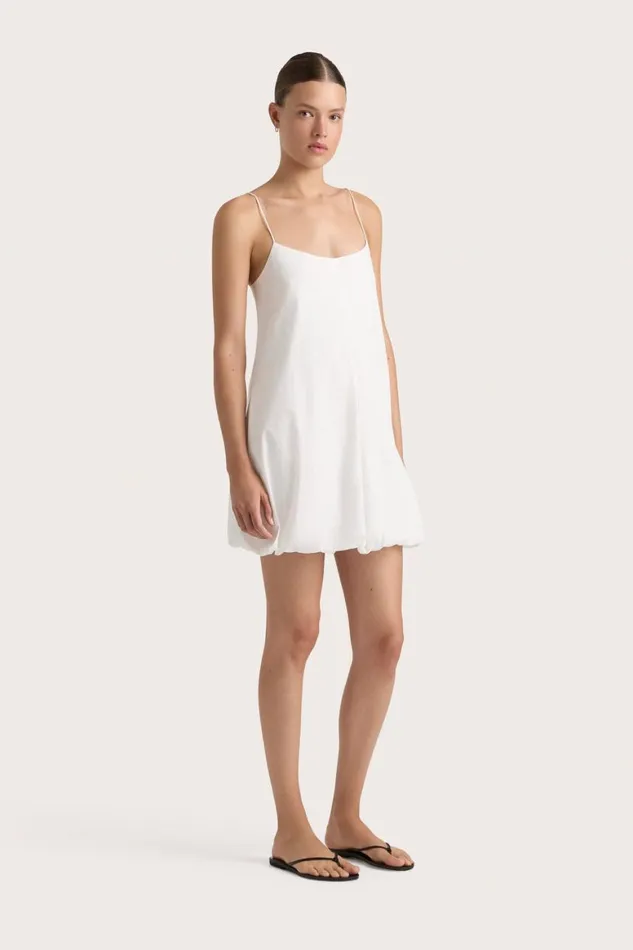 Faithfull The Brand Dresses Anais Mini Dress White 8211 Women Faithfull The Brand Dresses Anais Mini Dress White 8211 Women