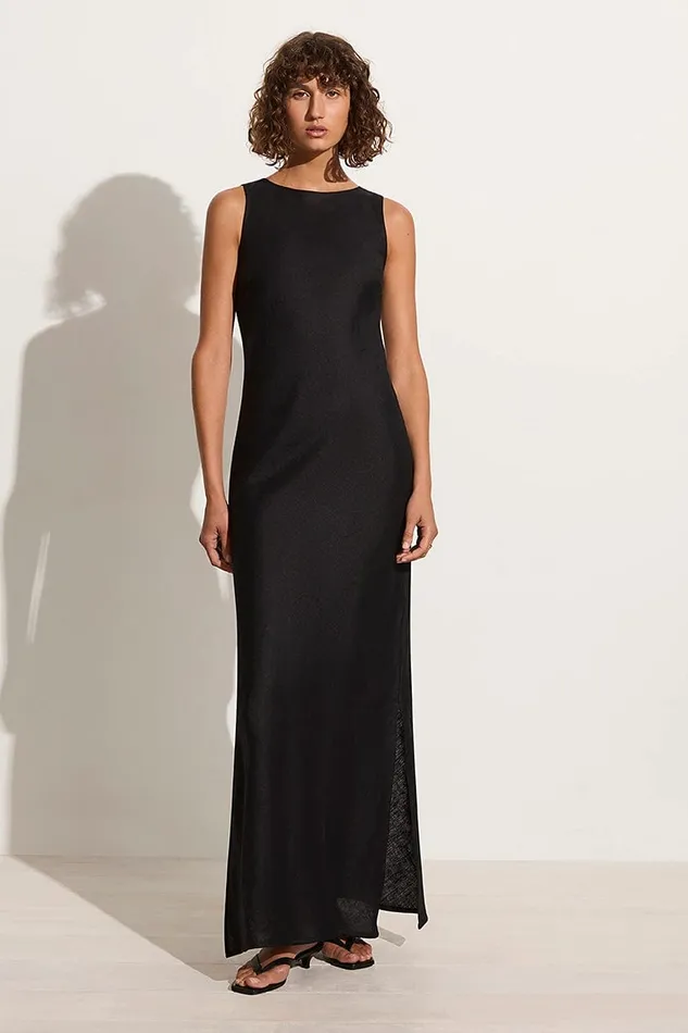 Faithfull The Brand Dresses Lobo Maxi Dress Black 8211 Final Sale 8211 Women