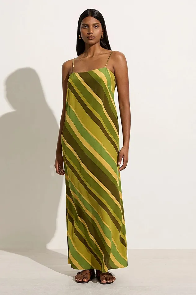 Faithfull The Brand Dresses Muni Maxi Dress Cisco Stripe Palm 8211 Final Sale 8211 Women Faithfull The Brand Dresses Muni Maxi Dress Cisco Stripe Palm 8211 Final Sale 8211 Women