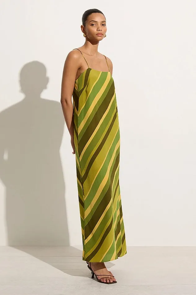 Faithfull The Brand Dresses Muni Maxi Dress Cisco Stripe Palm 8211 Final Sale 8211 Women Faithfull The Brand Dresses Muni Maxi Dress Cisco Stripe Palm 8211 Final Sale 8211 Women