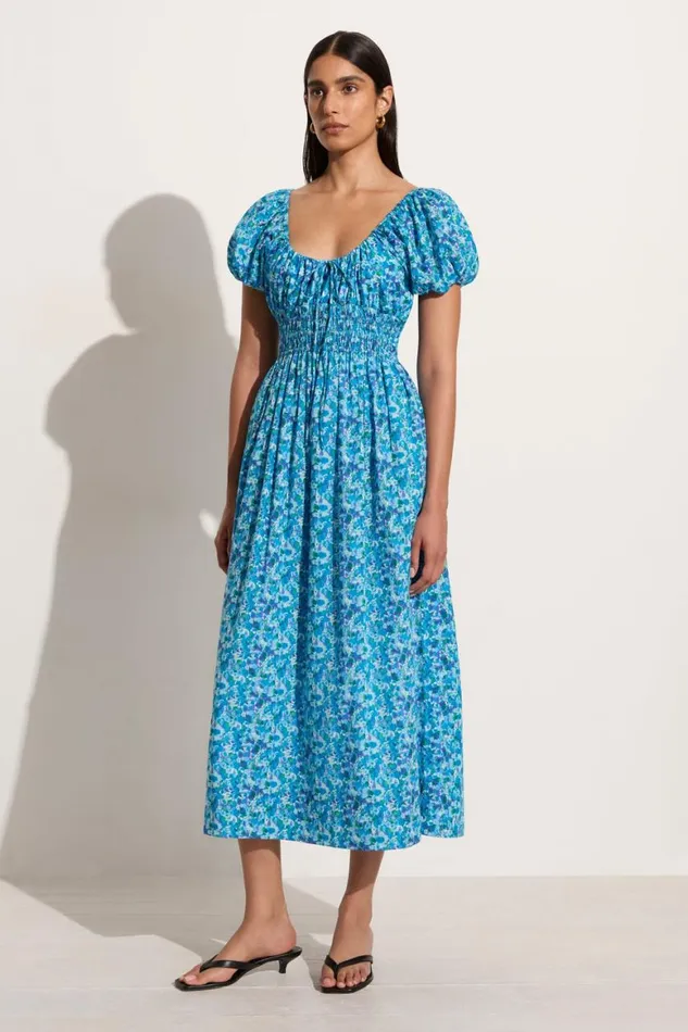 Faithfull The Brand Dresses Vineria Midi Dress Stellina Floral 8211 Women Faithfull The Brand Dresses Vineria Midi Dress Stellina Floral 8211 Women