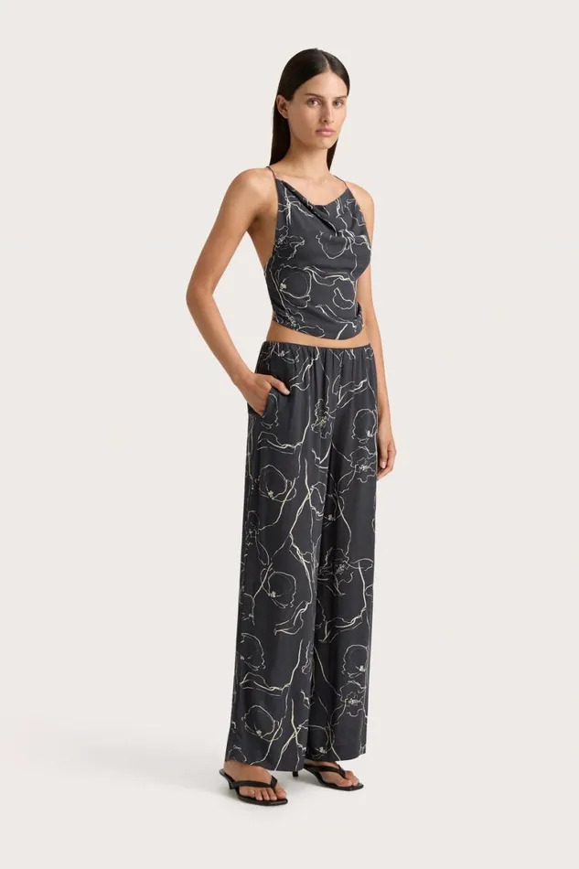 Faithfull The Brand Pants Aurelie Pant Calla Charred Navy 8211 Women Faithfull The Brand Pants Aurelie Pant Calla Charred Navy 8211 Women