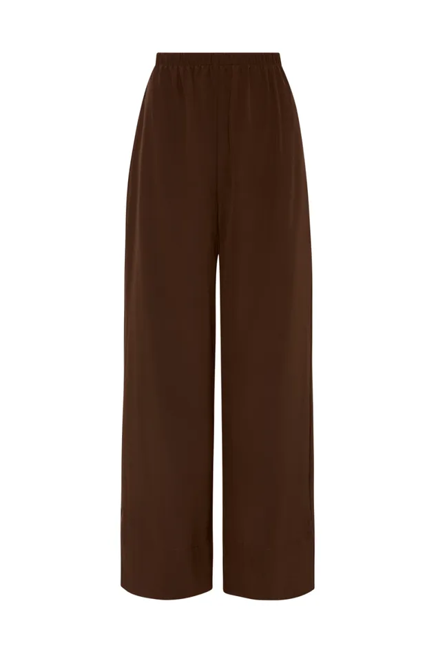Faithfull The Brand Pants Monforte Pant Cioccolato 8211 Women Faithfull The Brand Pants Monforte Pant Cioccolato 8211 Women