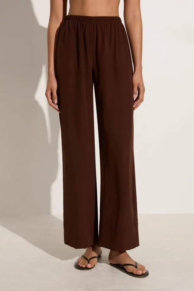 Faithfull The Brand Pants Monforte Pant Cioccolato 8211 Women Faithfull The Brand Pants Monforte Pant Cioccolato 8211 Women