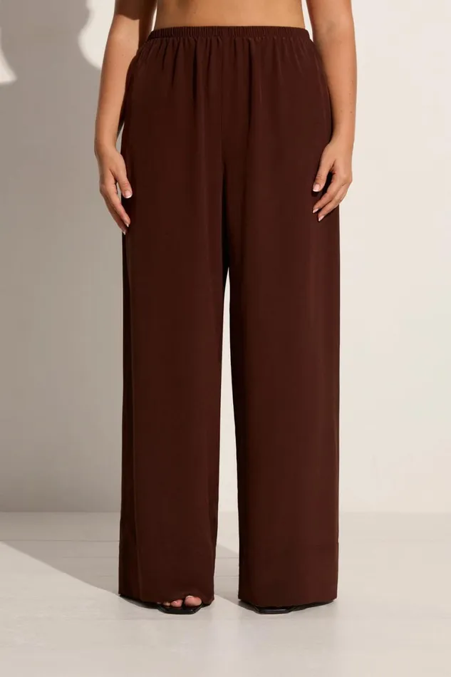 Faithfull The Brand Pants Monforte Pant Cioccolato 8211 Women Faithfull The Brand Pants Monforte Pant Cioccolato 8211 Women