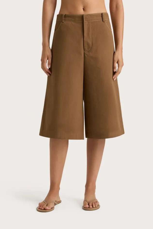 Faithfull The Brand Skirts and Shorts Cassis Short Umber 8211 Women Faithfull The Brand Skirts and Shorts Cassis Short Umber 8211 Women