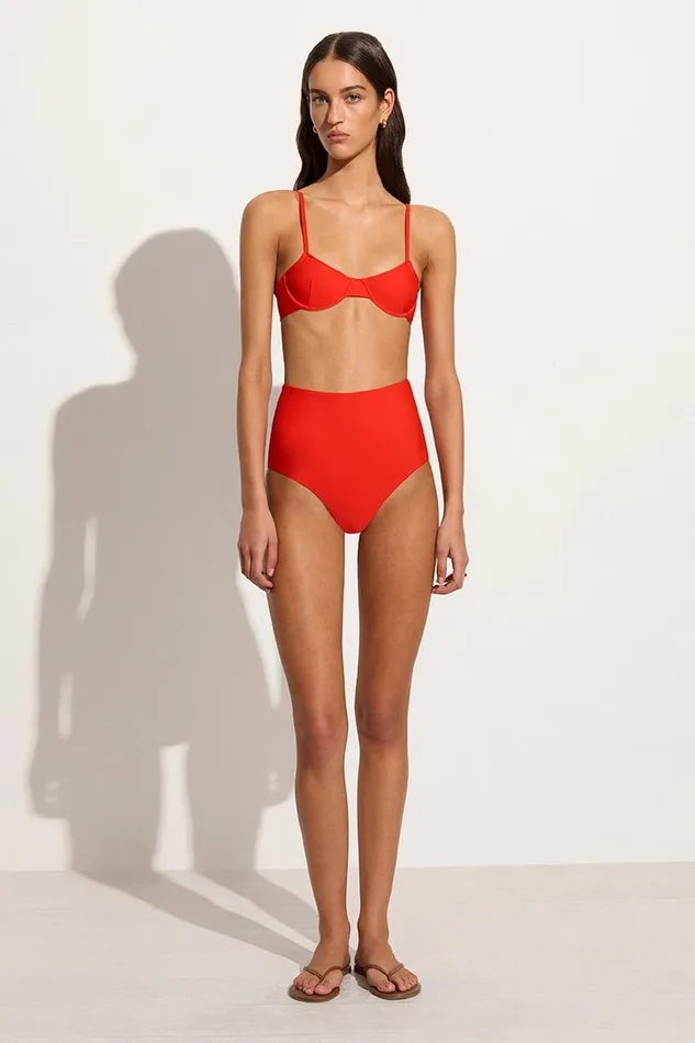 Faithfull The Brand Swim Amira Bikini Top Salsa 8211 Final Sale 8211 Women Faithfull The Brand Swim Amira Bikini Top Salsa 8211 Final Sale 8211 Women