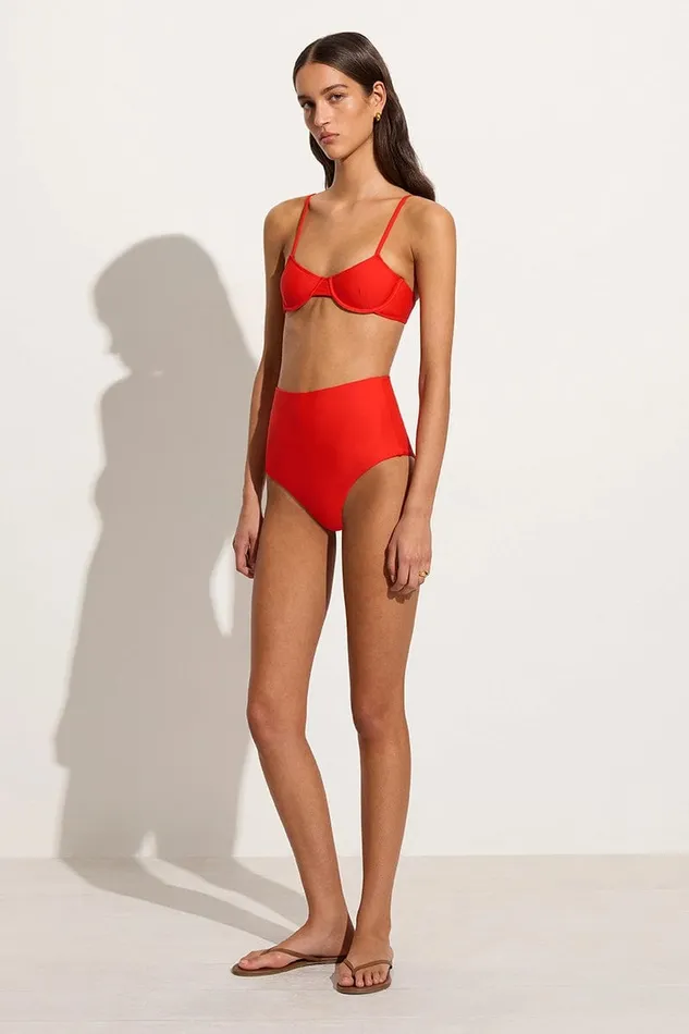 Faithfull The Brand Swim Amira Bikini Top Salsa 8211 Final Sale 8211 Women Faithfull The Brand Swim Amira Bikini Top Salsa 8211 Final Sale 8211 Women