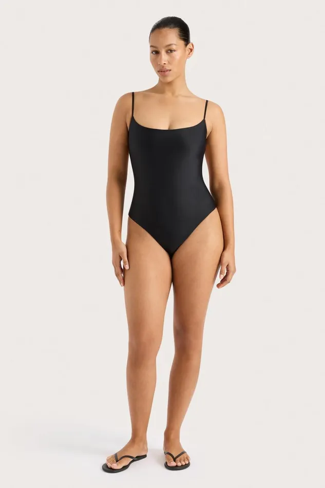 Faithfull The Brand Swim Cabo String One Piece Black 8211 Women