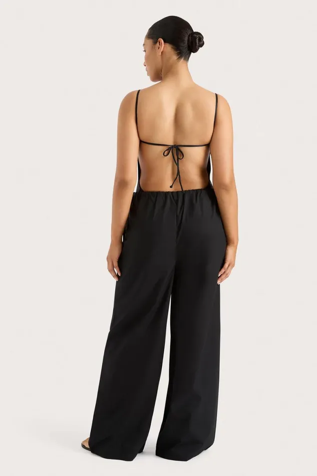 Faithfull The Brand Swim Cabo String One Piece Black 8211 Women Faithfull The Brand Swim Cabo String One Piece Black 8211 Women