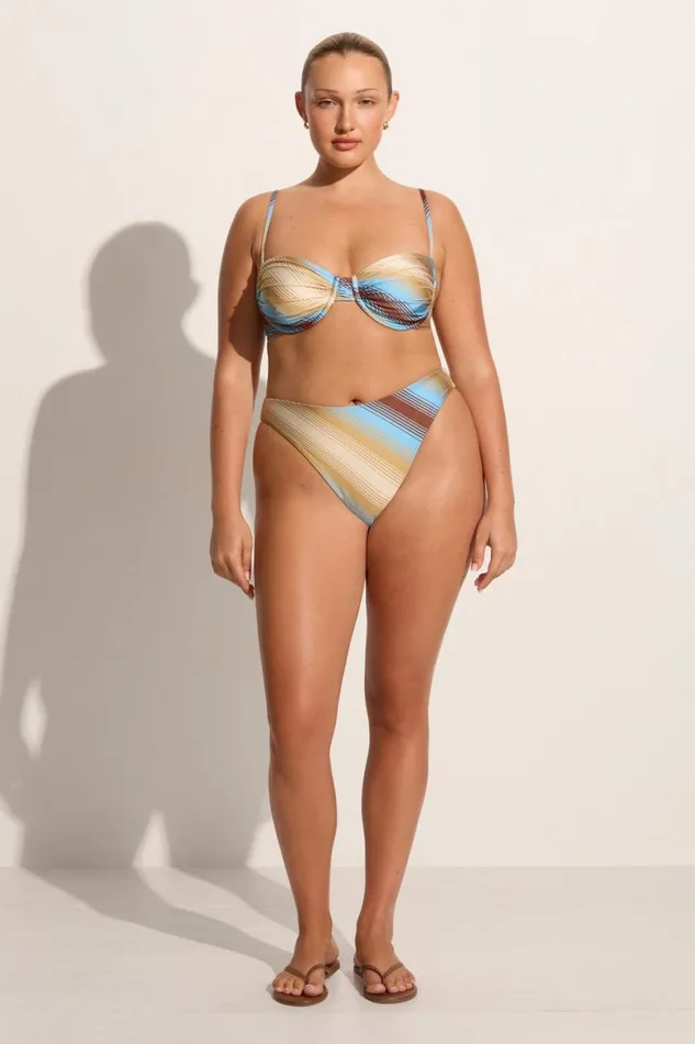 Faithfull The Brand Swim Civita Bikini Bottoms Cervia Stripe 8211 Women