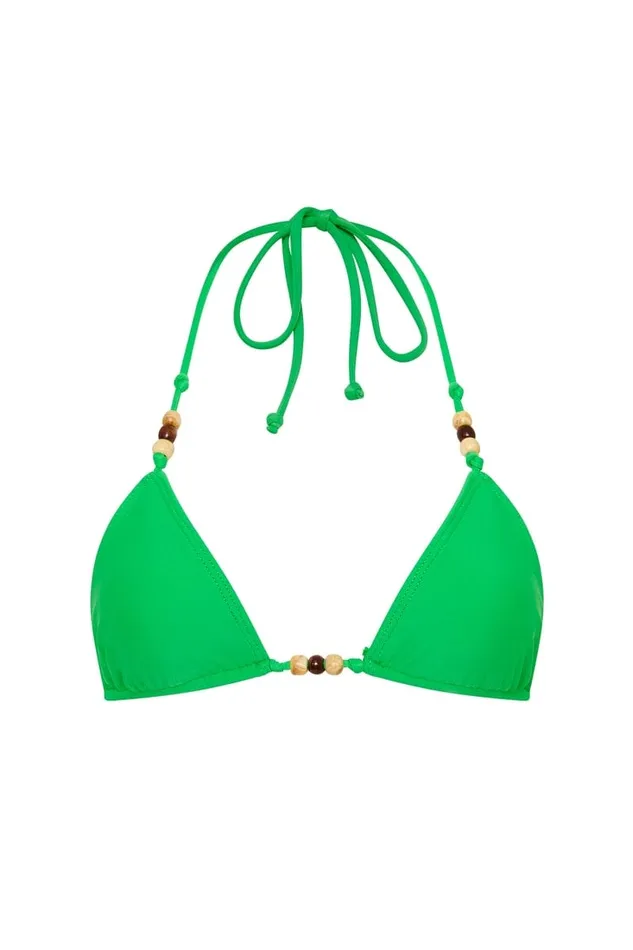 Faithfull The Brand Swim San Marco Bikini Top Verde 8211 Final Sale 8211 Women