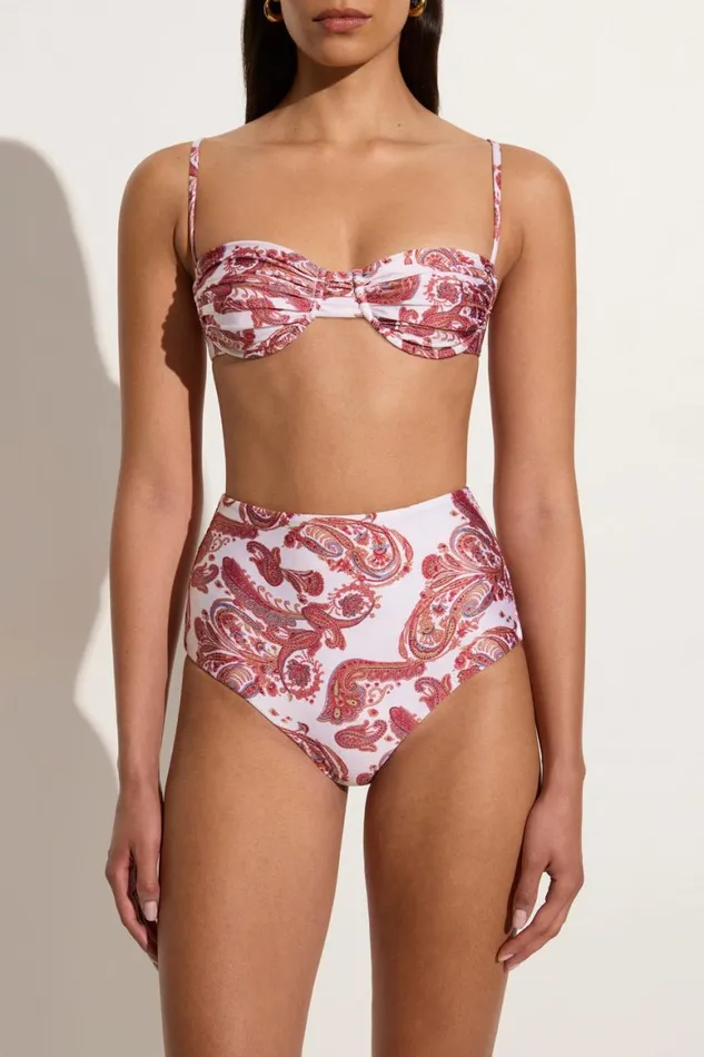 Faithfull The Brand Swim Stefania Bikini Top Alessia Paisley 8211 Final Sale 8211 Women Faithfull The Brand Swim Stefania Bikini Top Alessia Paisley 8211 Final Sale 8211 Women