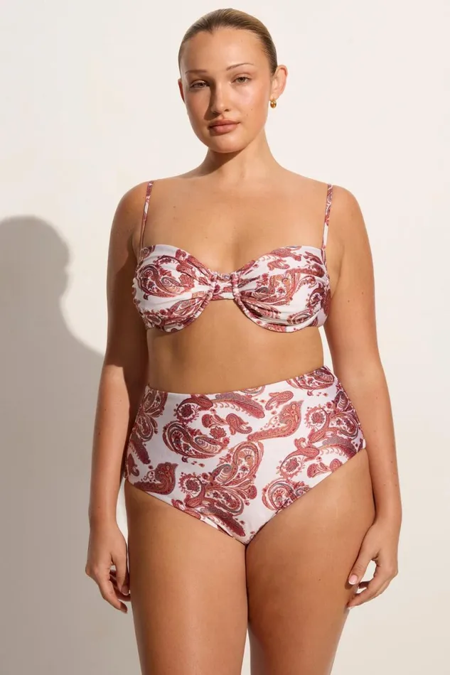Faithfull The Brand Swim Stefania Bikini Top Alessia Paisley 8211 Final Sale 8211 Women Faithfull The Brand Swim Stefania Bikini Top Alessia Paisley 8211 Final Sale 8211 Women