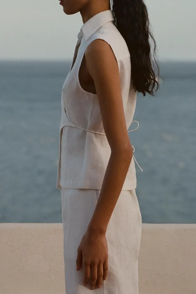 Faithfull The Brand Tops Antibes Shirt White 8211 Women Faithfull The Brand Tops Antibes Shirt White 8211 Women