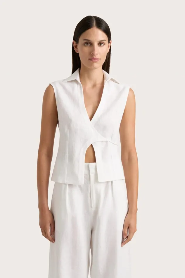 Faithfull The Brand Tops Antibes Shirt White 8211 Women Faithfull The Brand Tops Antibes Shirt White 8211 Women